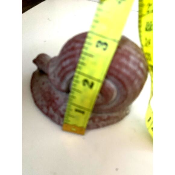 Vintage Pink White Snail Rock Aquarium Decorations - Picture 10 of 10